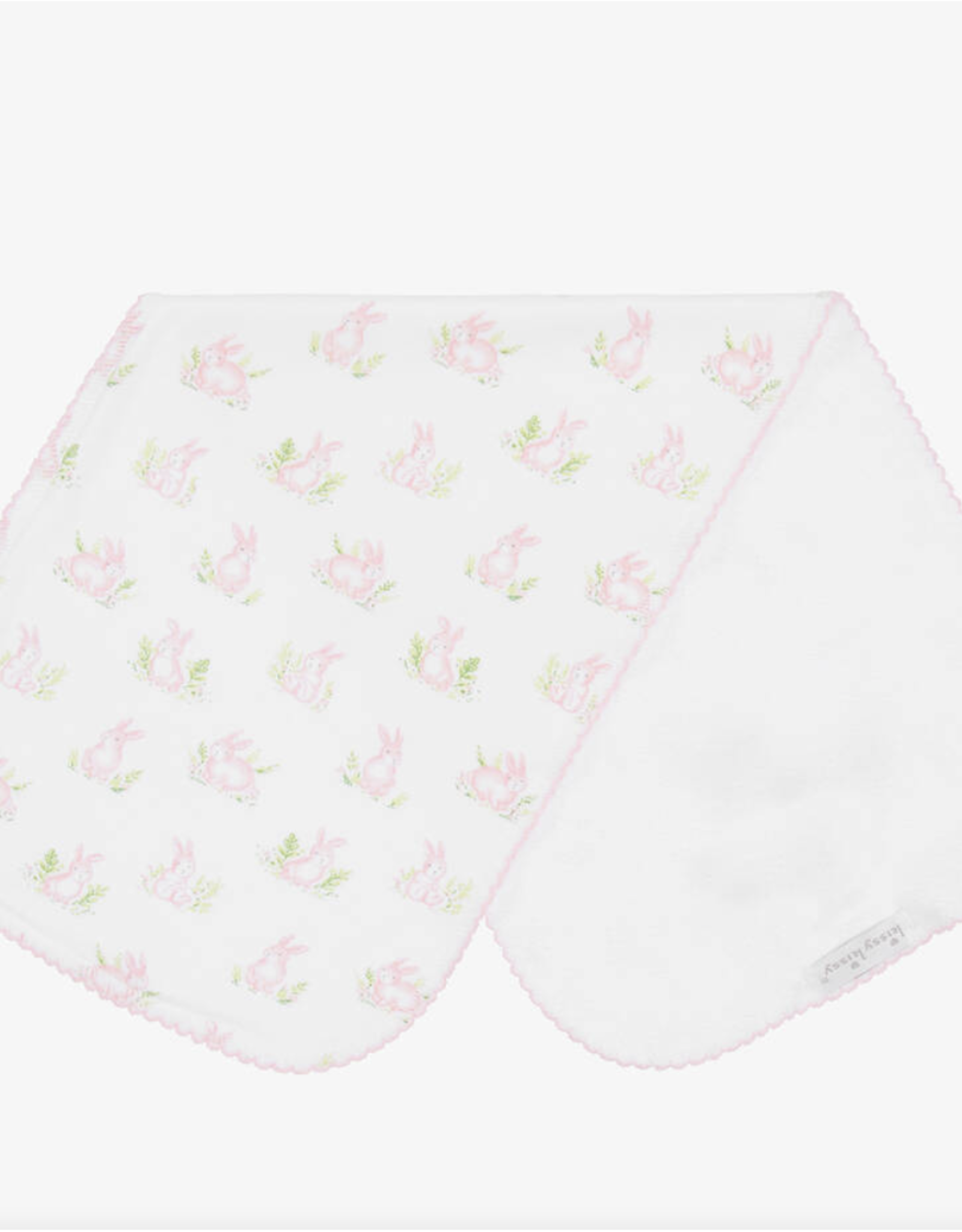 Kissy Kissy Pink Cottontail Hollow Burp Cloth