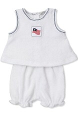 Kissy Kissy Star Spirit Terry Sunsuit Set