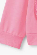 Hatley Pink Neon Raglan Hoodie