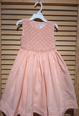 Casero Smocked Peach Dress