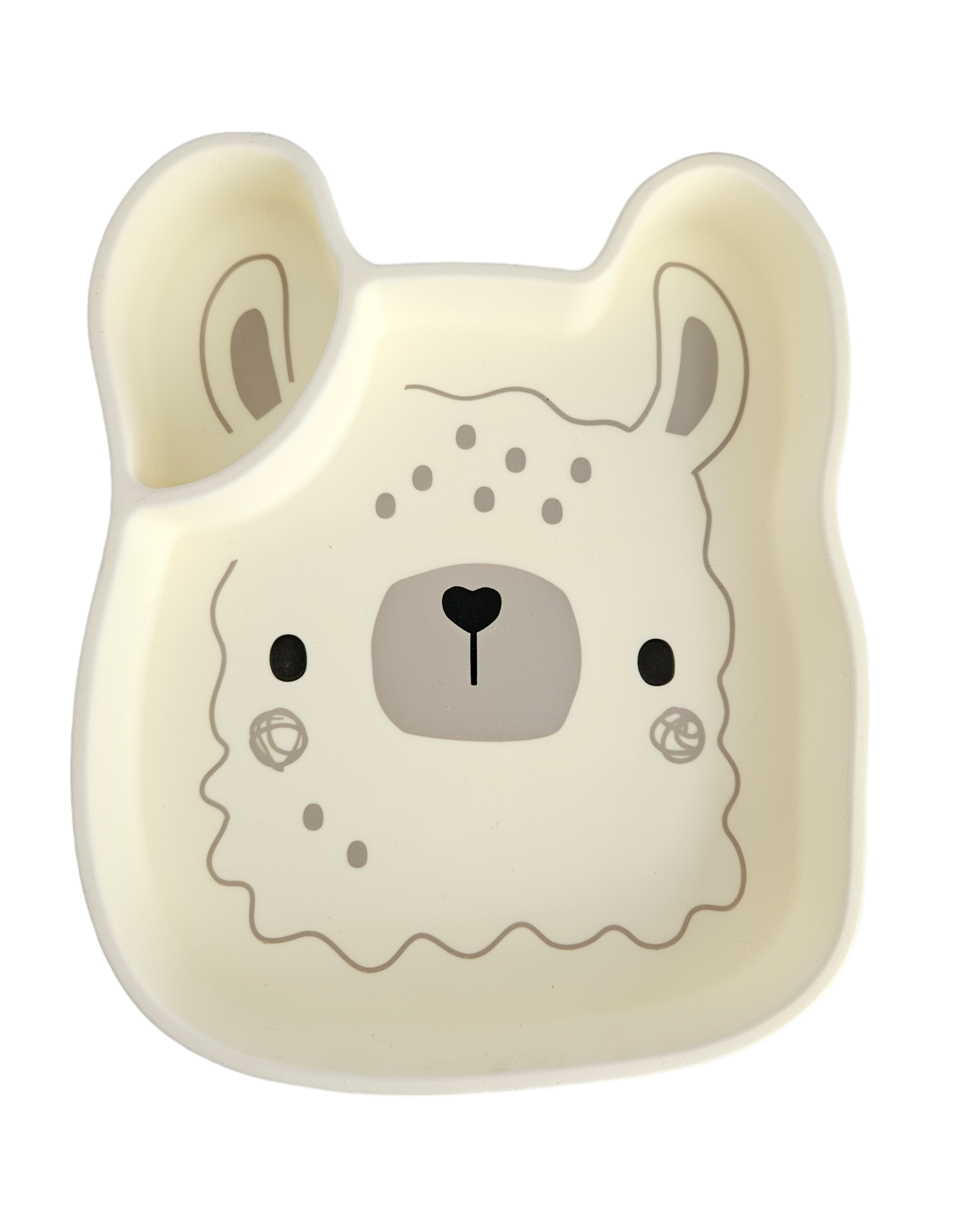 Loulou Lollipop Born to be Wild Silicone Snack Plate - Llama
