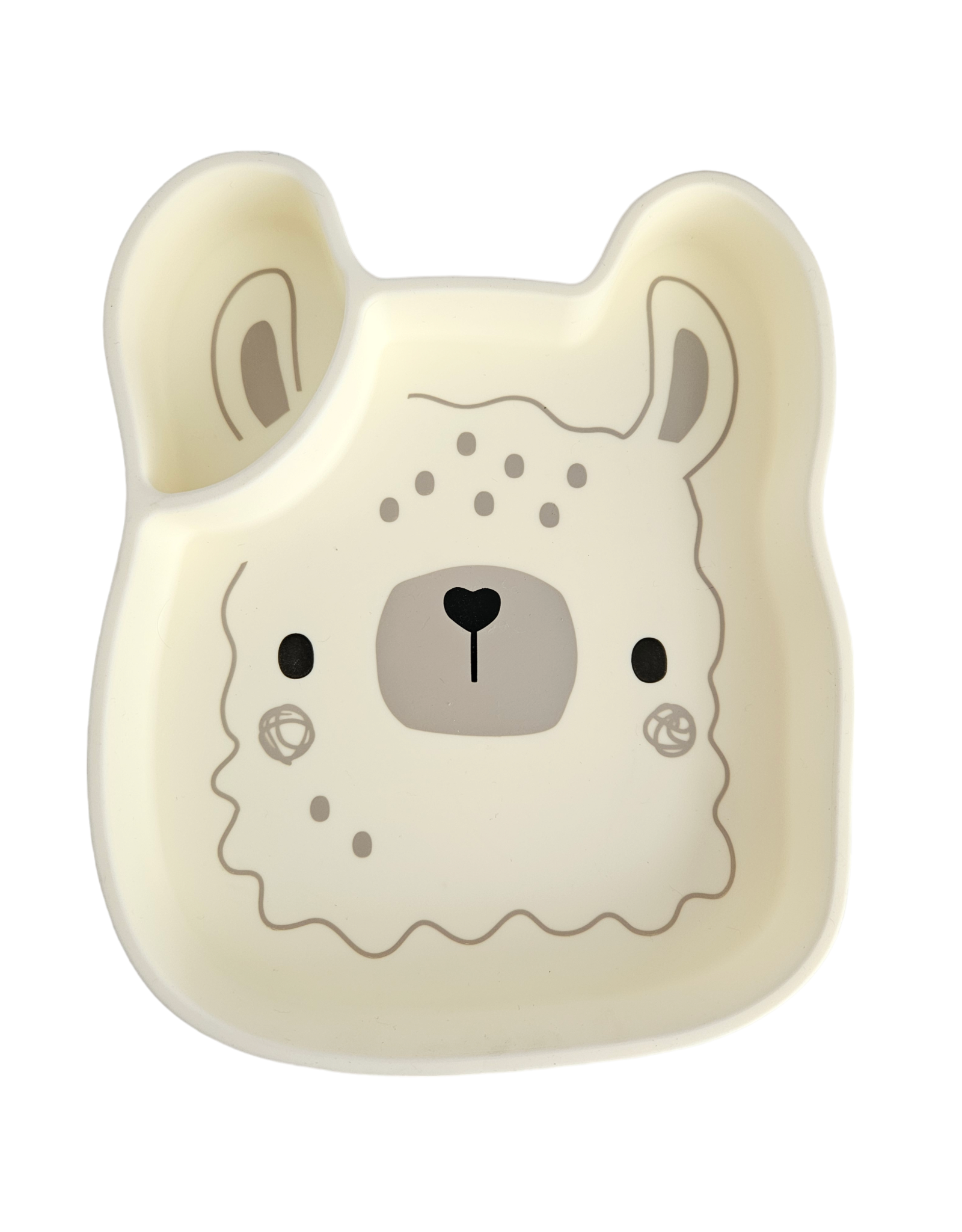 Loulou Lollipop Born to be Wild Silicone Snack Plate - Llama