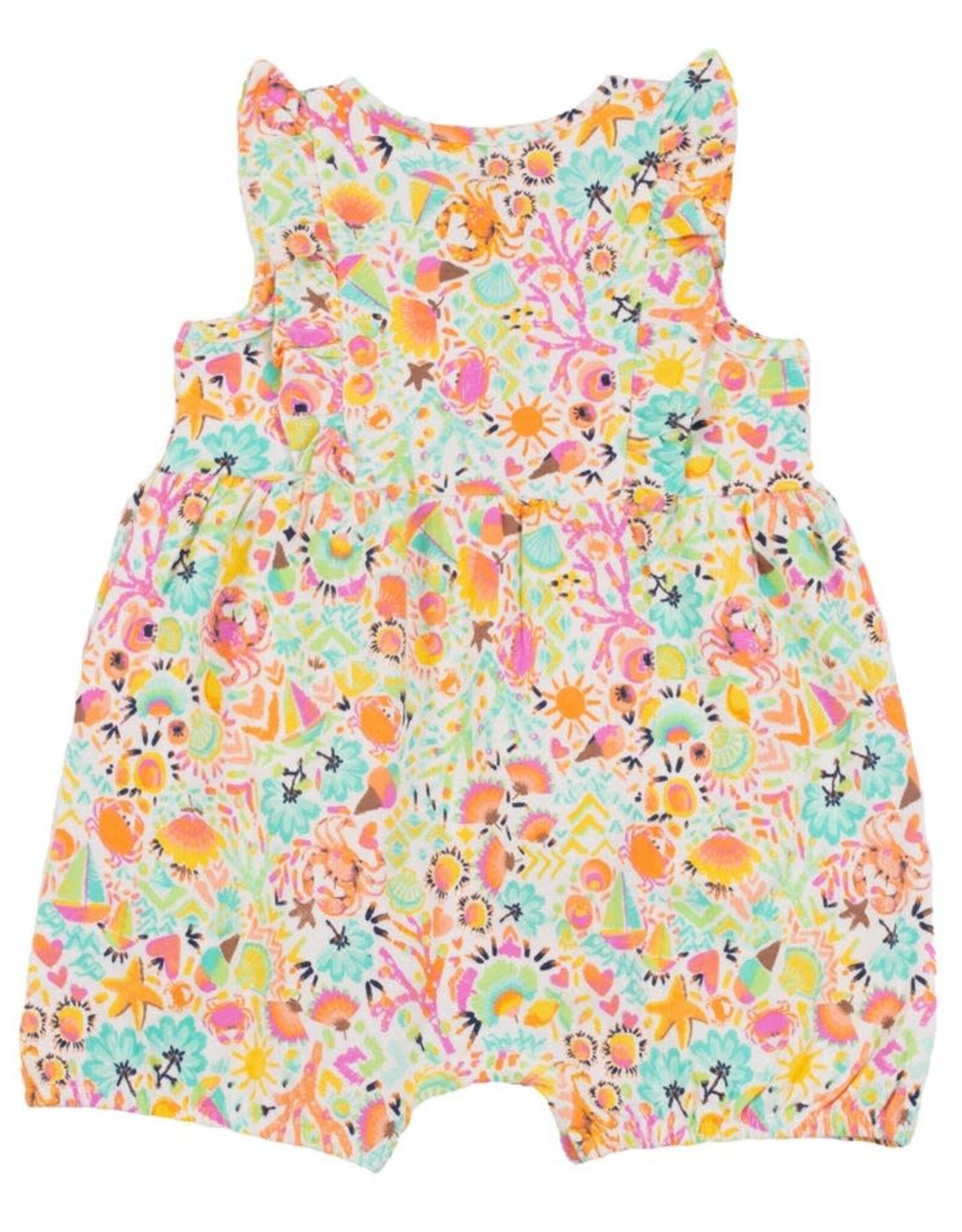 Noruk Ice Cream and Sailboats Romper