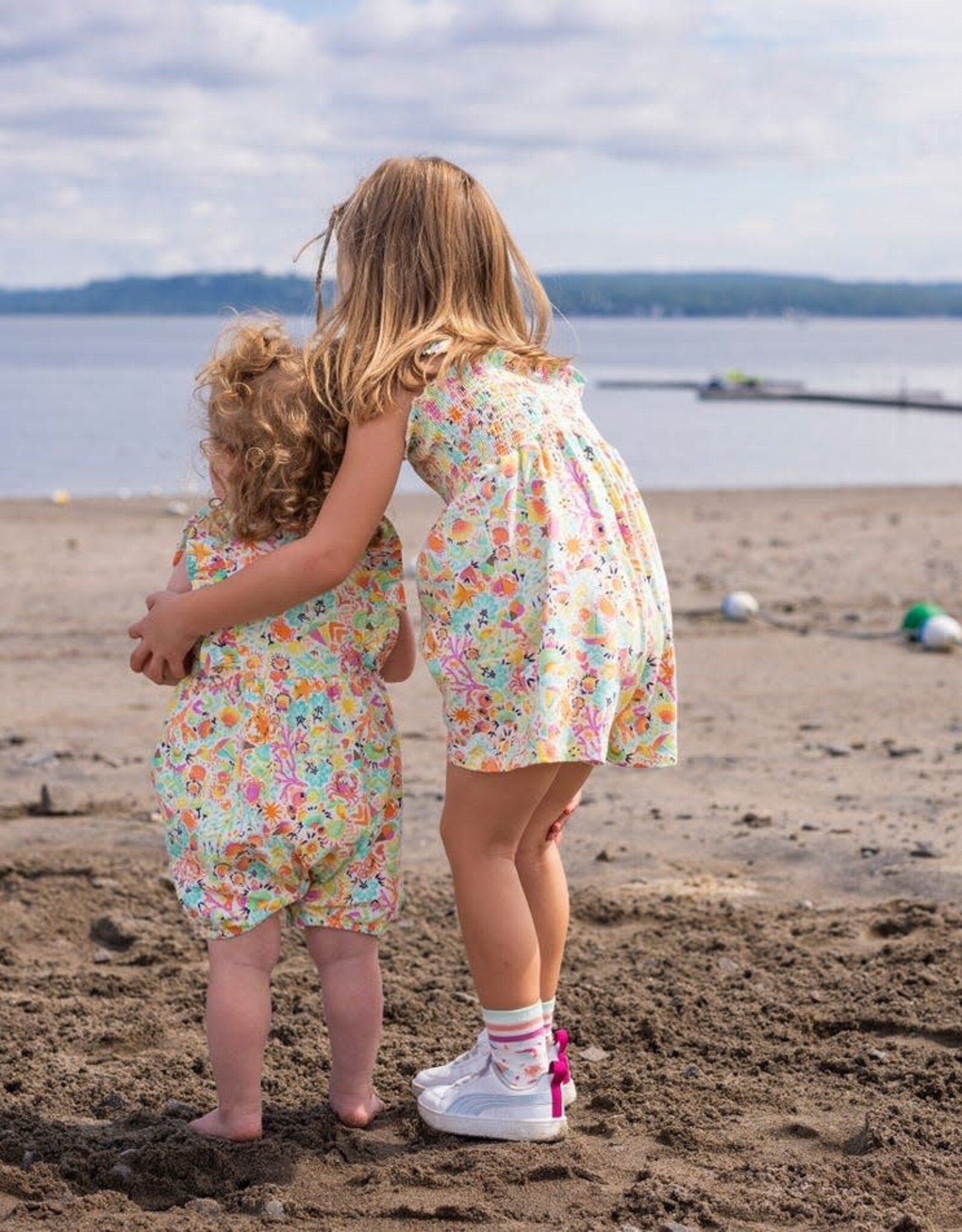 Noruk Ice Cream and Sailboats Romper