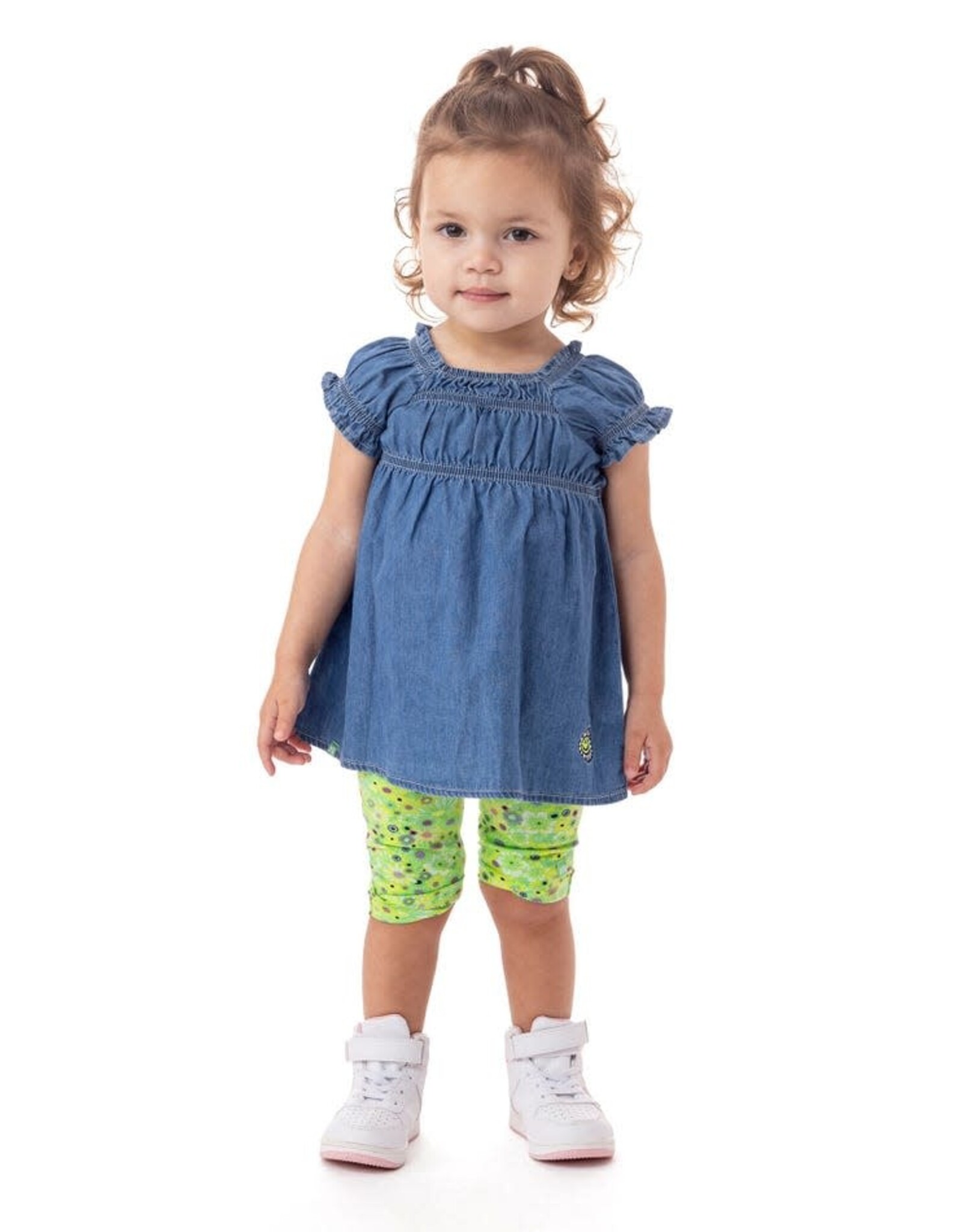 Noruk Hippie Daisy Denim Tunic