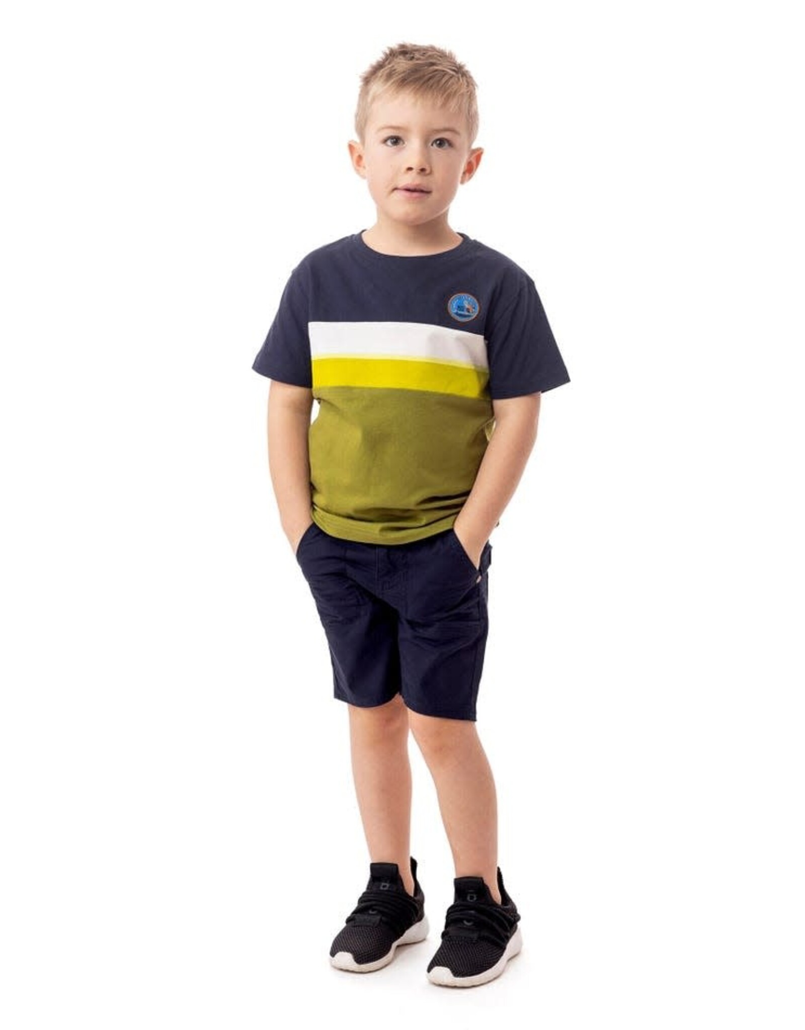 Noruk Safari Color Block Bermuda Shorts