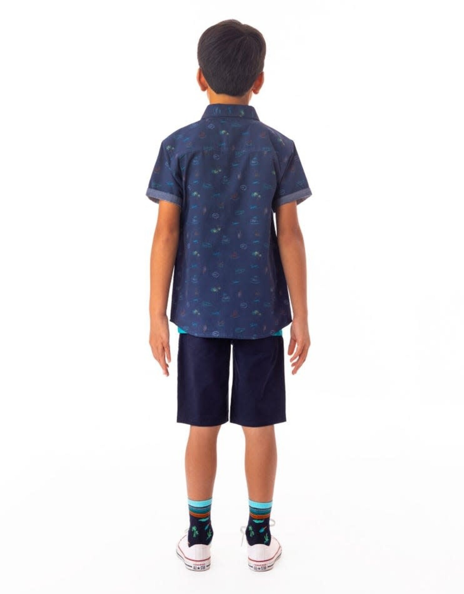 Noruk Safari Color Block Bermuda Shorts