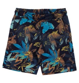 Noruk Safari Color Block Printed Bermuda Shorts