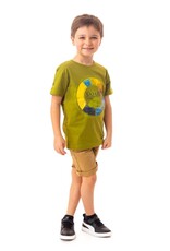 Noruk Safari Color Block Circle T-Shirt