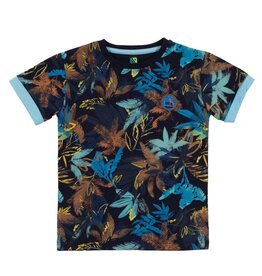 Noruk Safari Color Block Printed T-Shirt