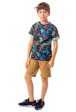 Noruk Safari Color Block Printed T-Shirt