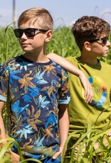 Noruk Safari Color Block Printed T-Shirt