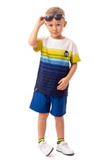 Noruk Safari Color Block Microfiber Bermuda Shorts