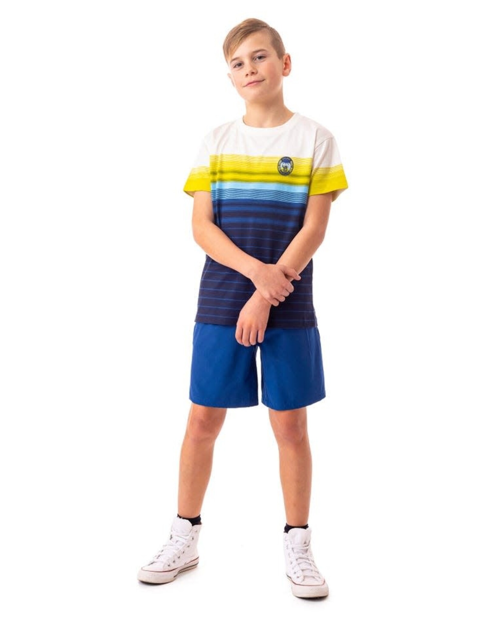 Noruk Safari Color Block Microfiber Bermuda Shorts