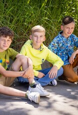 Noruk Safari Color Block Printed Button Up Shirt