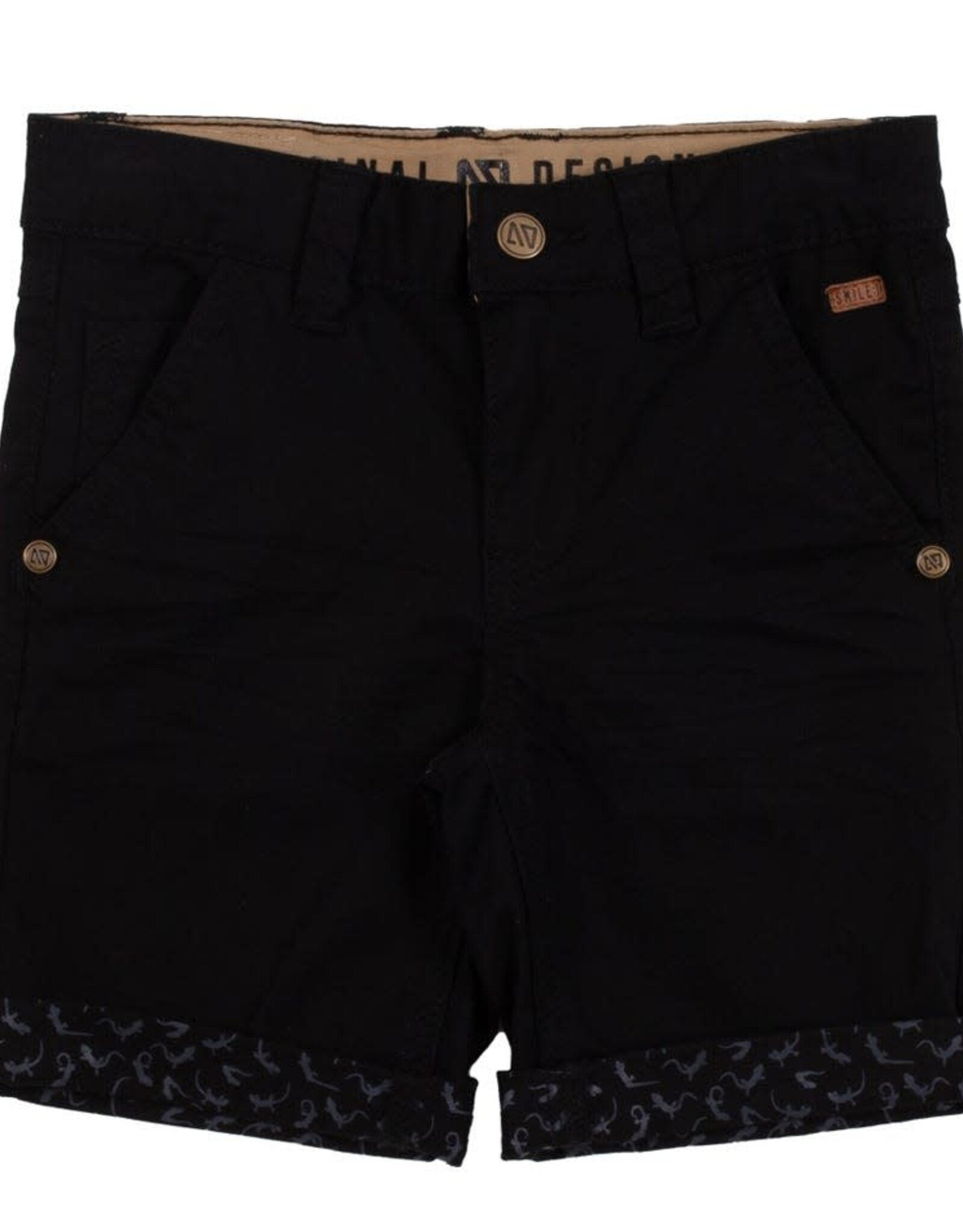 Noruk Desert Festival Black Bermuda Shorts