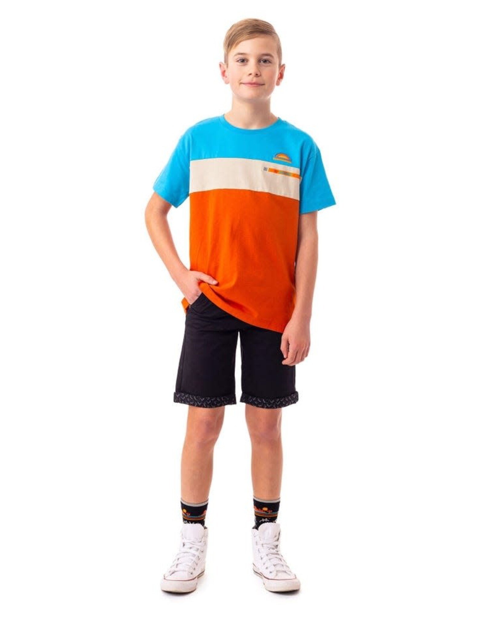 Noruk Desert Festival Black Bermuda Shorts