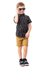 Noruk Desert Festival Beige Bermuda Shorts