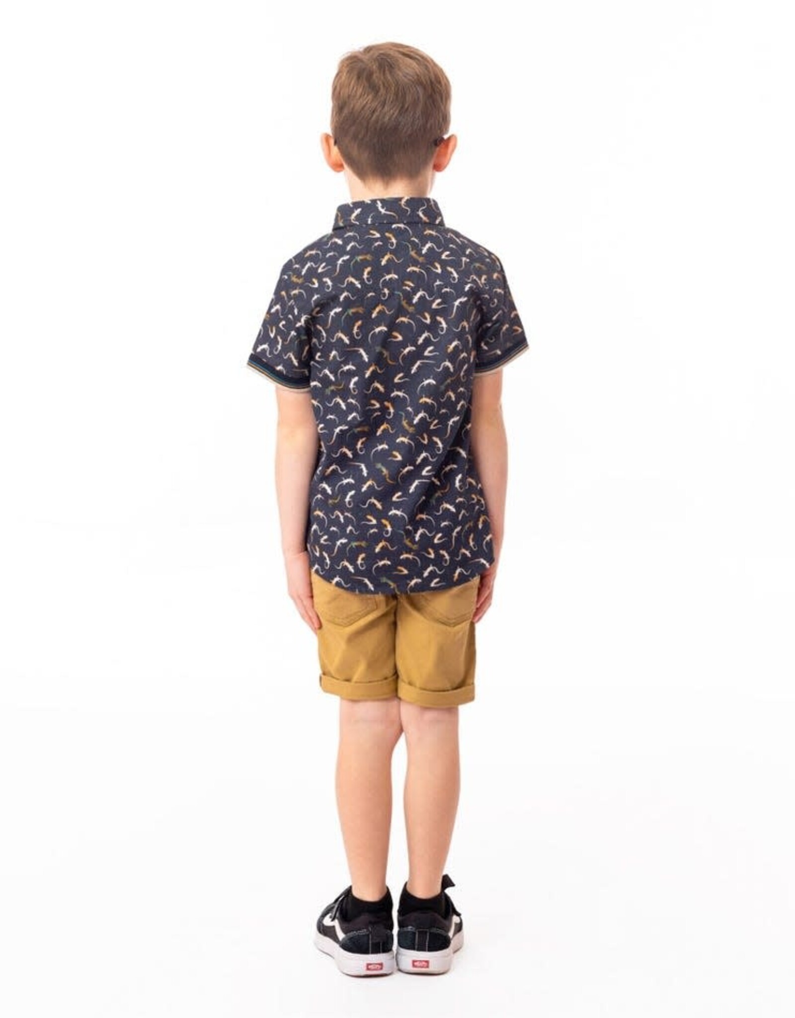 Noruk Desert Festival Beige Bermuda Shorts