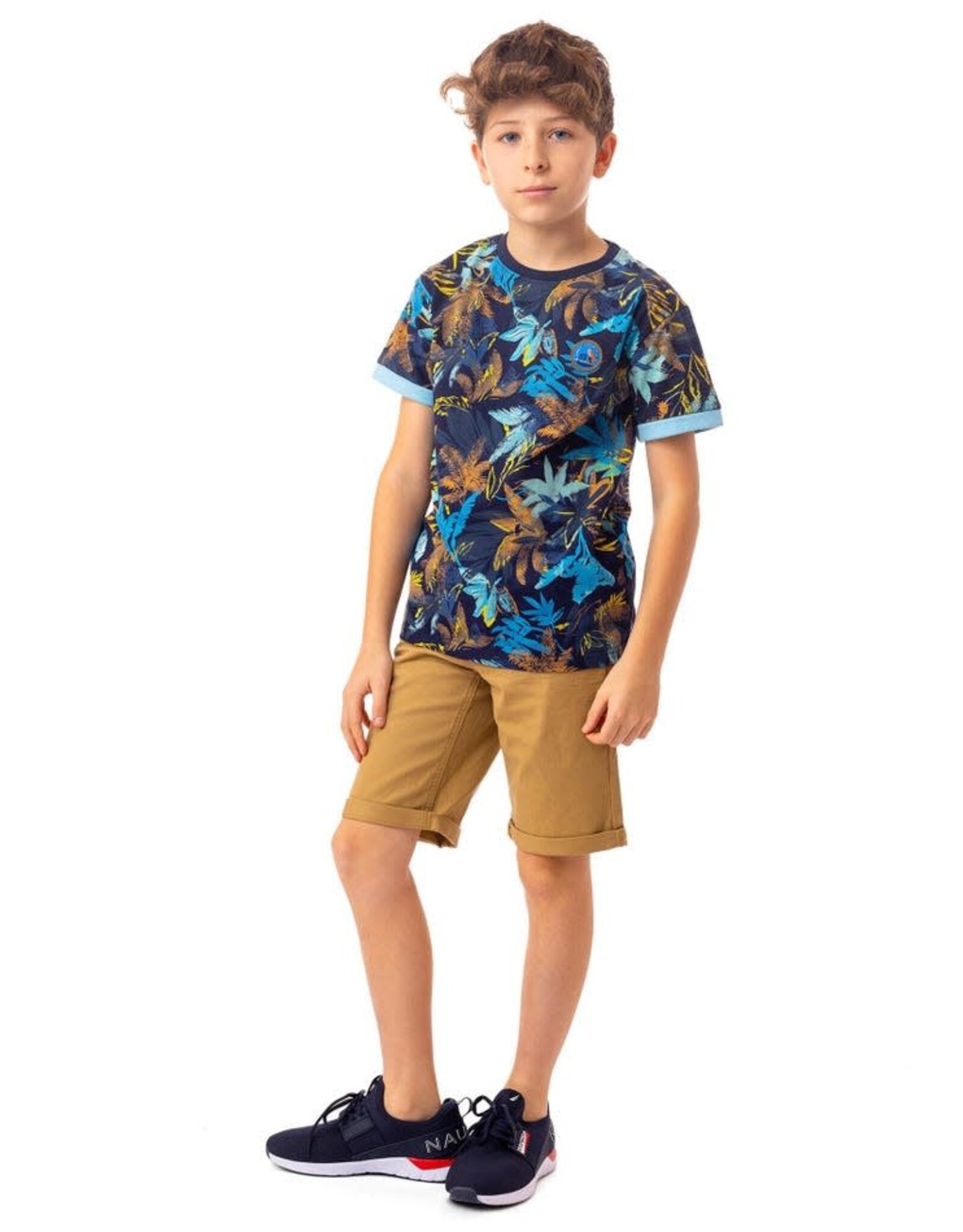 Noruk Desert Festival Beige Bermuda Shorts