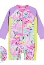 Noruk Palm Beach UV One-piece Rashguard Swimsuit