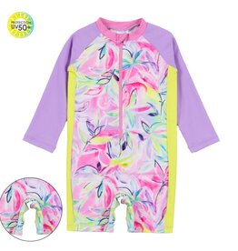Noruk Palm Beach UV One-piece Rashguard Swimsuit