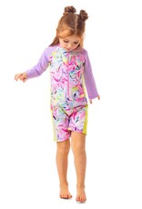 Noruk Palm Beach UV One-piece Rashguard Swimsuit