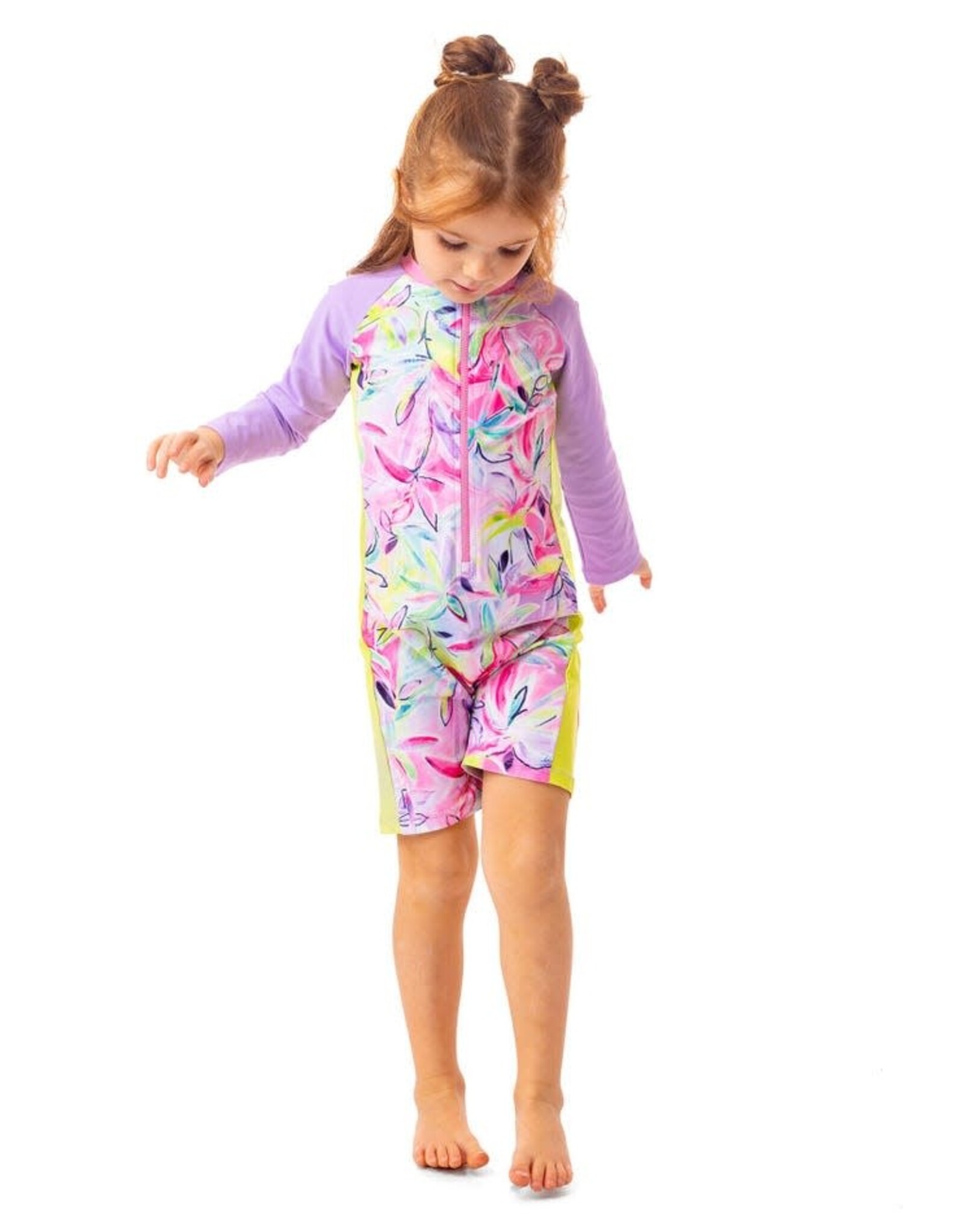 Noruk Palm Beach UV One-piece Rashguard Swimsuit