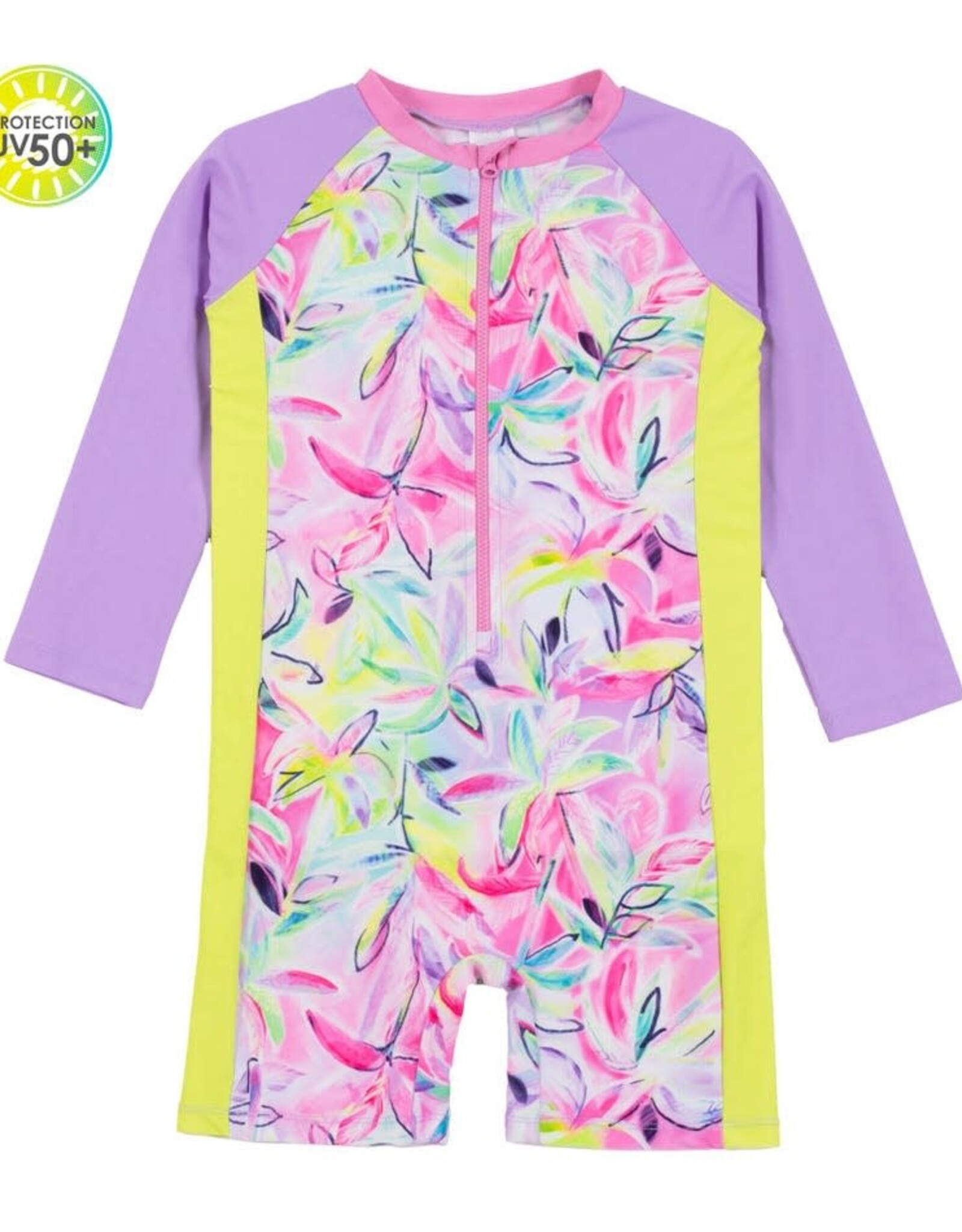 Noruk Palm Beach UV One-piece Rashguard Swimsuit