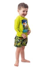 Noruk Olive Dinos UV Boardshorts