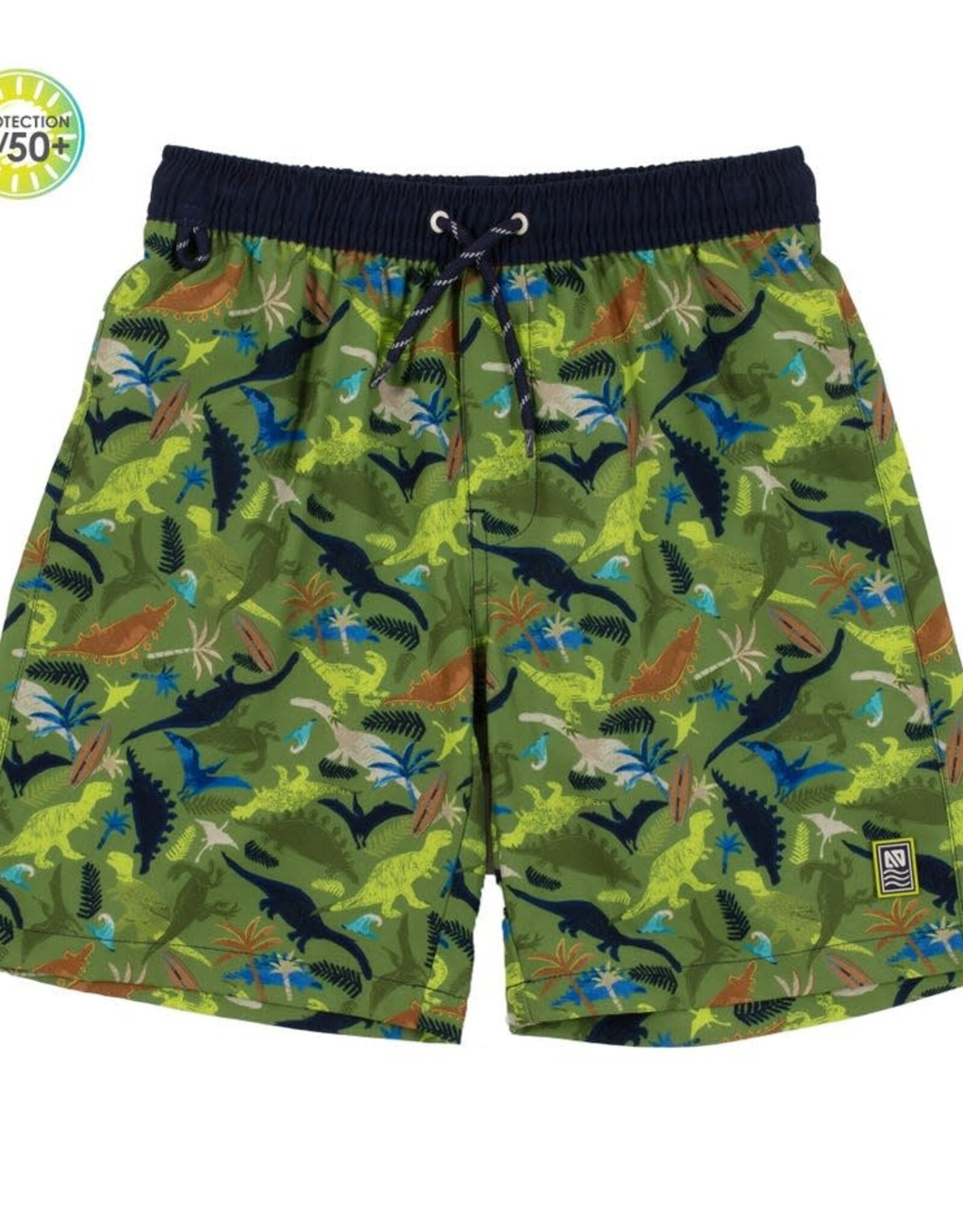 Noruk Olive Dinos UV Boardshorts
