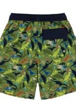 Noruk Olive Dinos UV Boardshorts