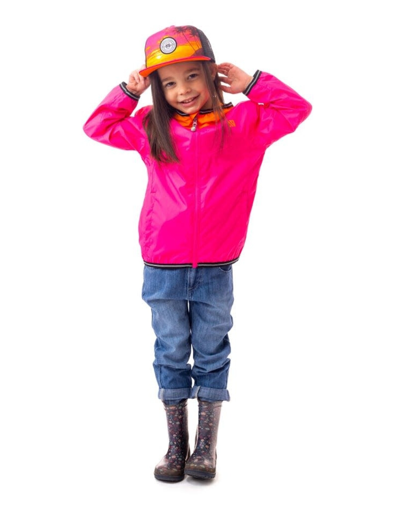 Noruk Solid Fuchsia Windbreaker