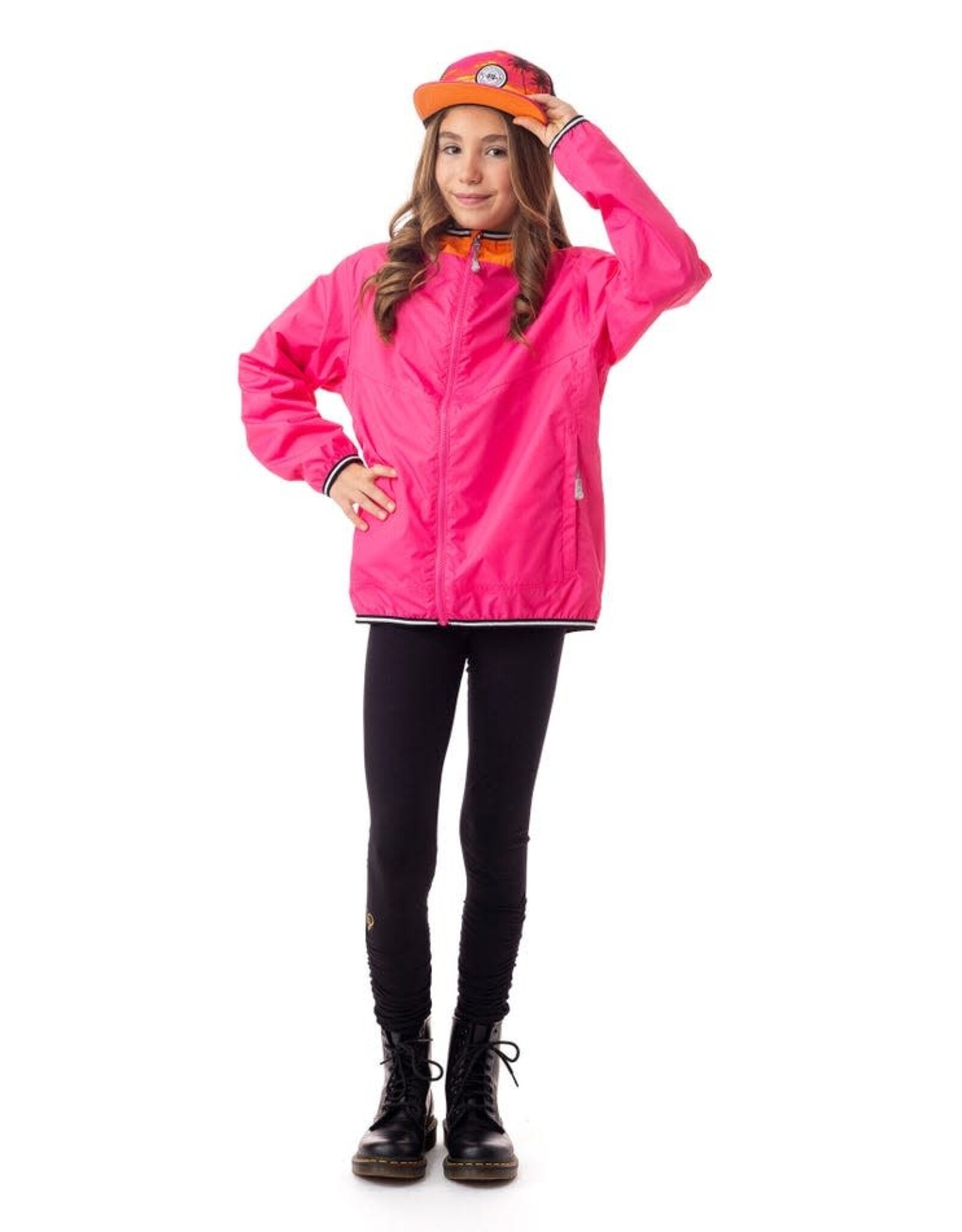 Noruk Solid Fuchsia Windbreaker