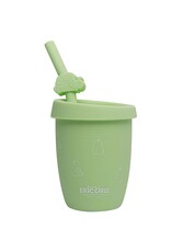 Loulou Lollipop Eric Carle Kids Silicone Cup with Straw