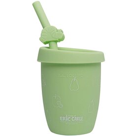 Loulou Lollipop Eric Carle Kids Silicone Cup with Straw