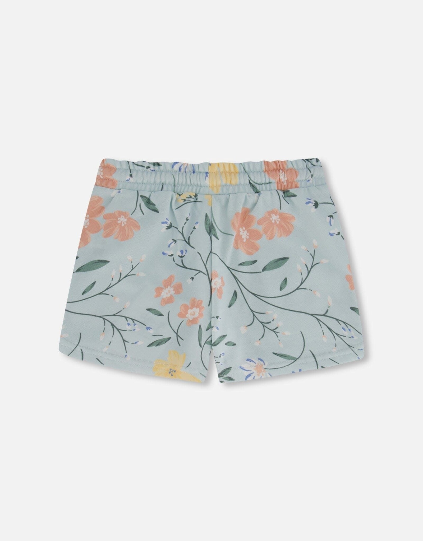 Deux Par Deux Baby Blue Flowers Shorts