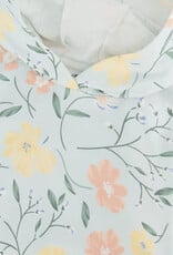Deux Par Deux Baby Blue Flowers Sweatshirt