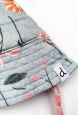 Deux Par Deux Big Flowers Muslin Hat