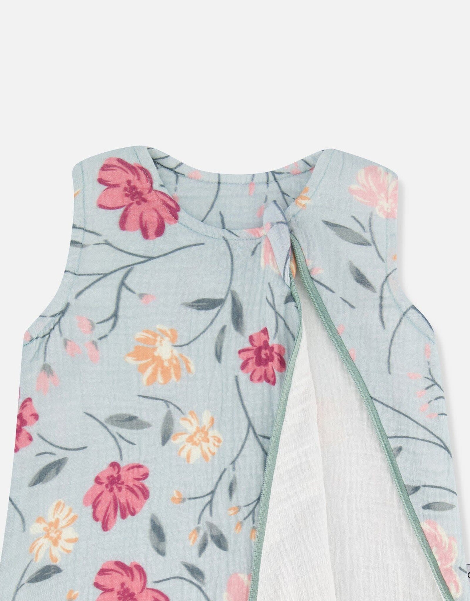 Deux Par Deux Big Flowers Muslin Sleep Bag