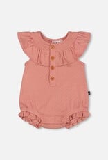 Deux Par Deux Old Rose Romper