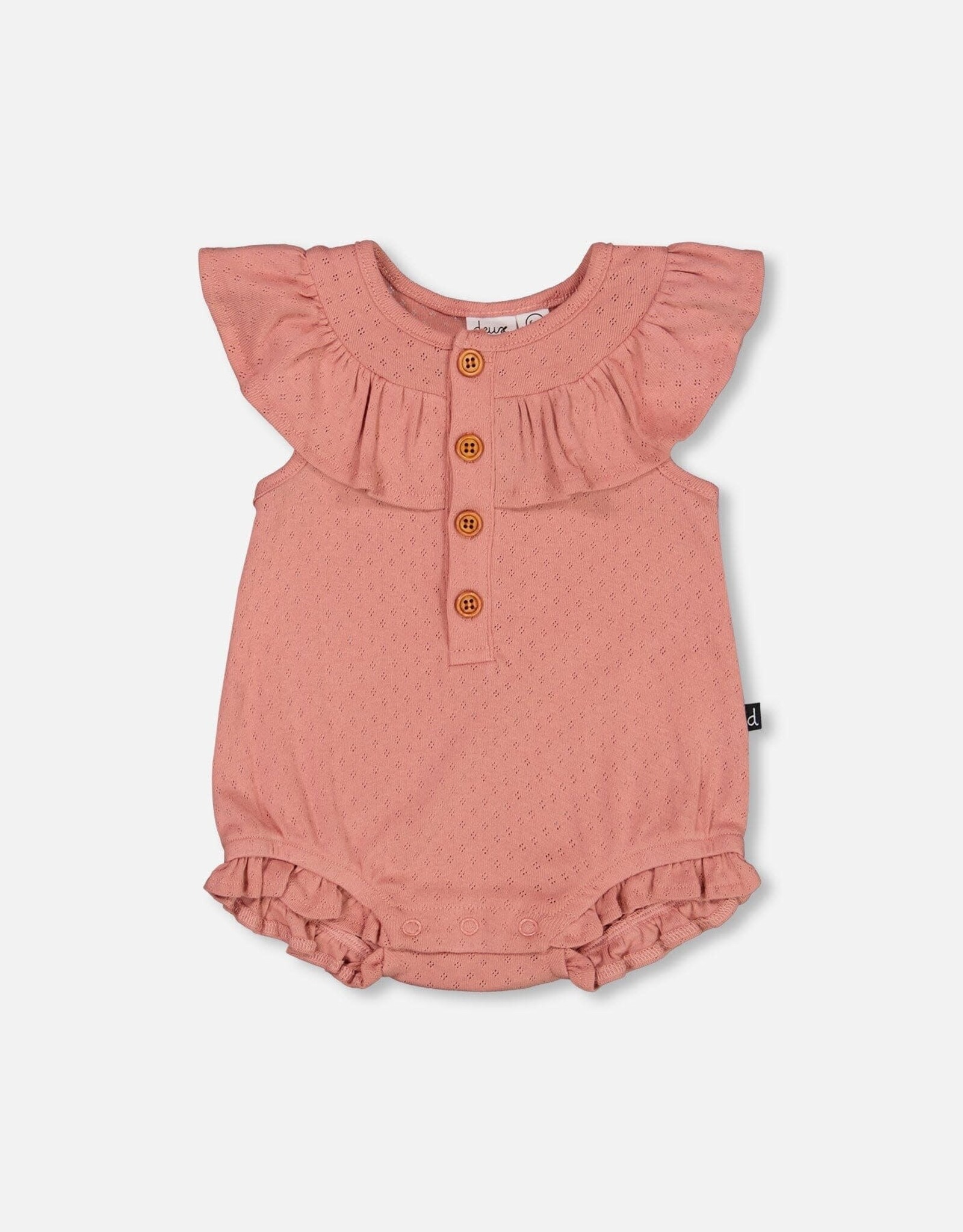 Deux Par Deux Old Rose Romper