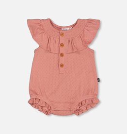 Deux Par Deux Old Rose Romper