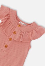 Deux Par Deux Old Rose Romper