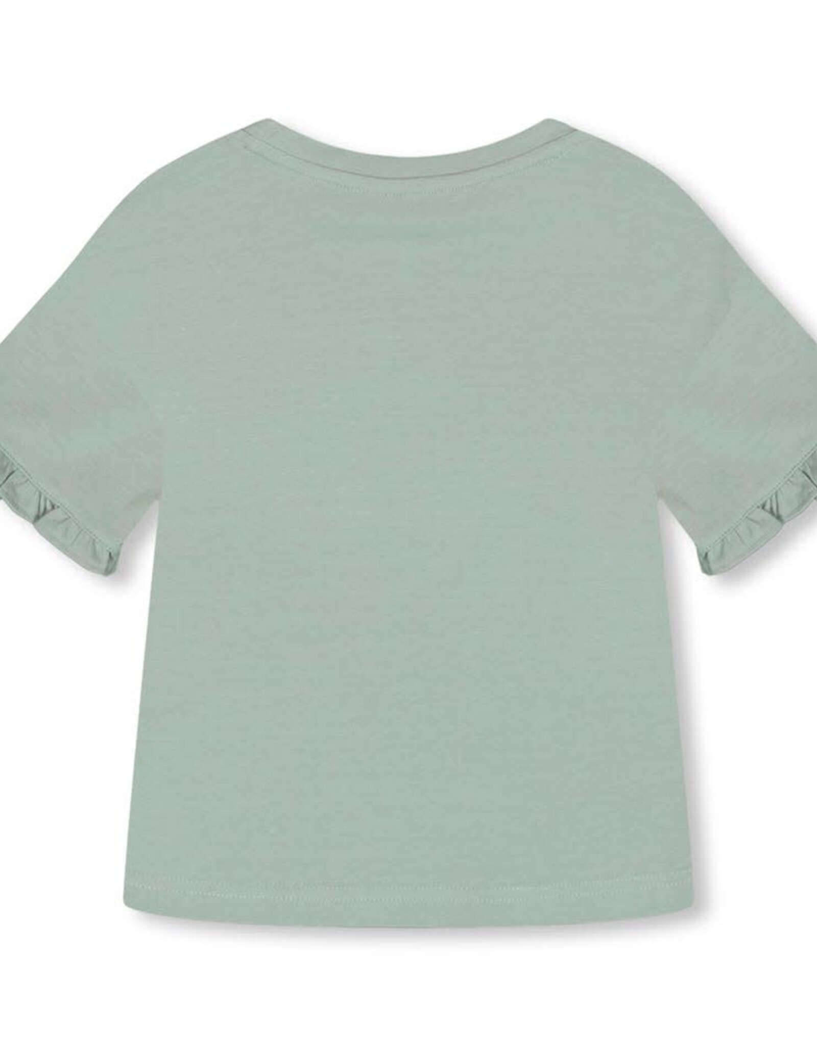 Deux Par Deux Iceberg Green Frill Top