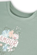 Deux Par Deux Iceberg Green Frill Top