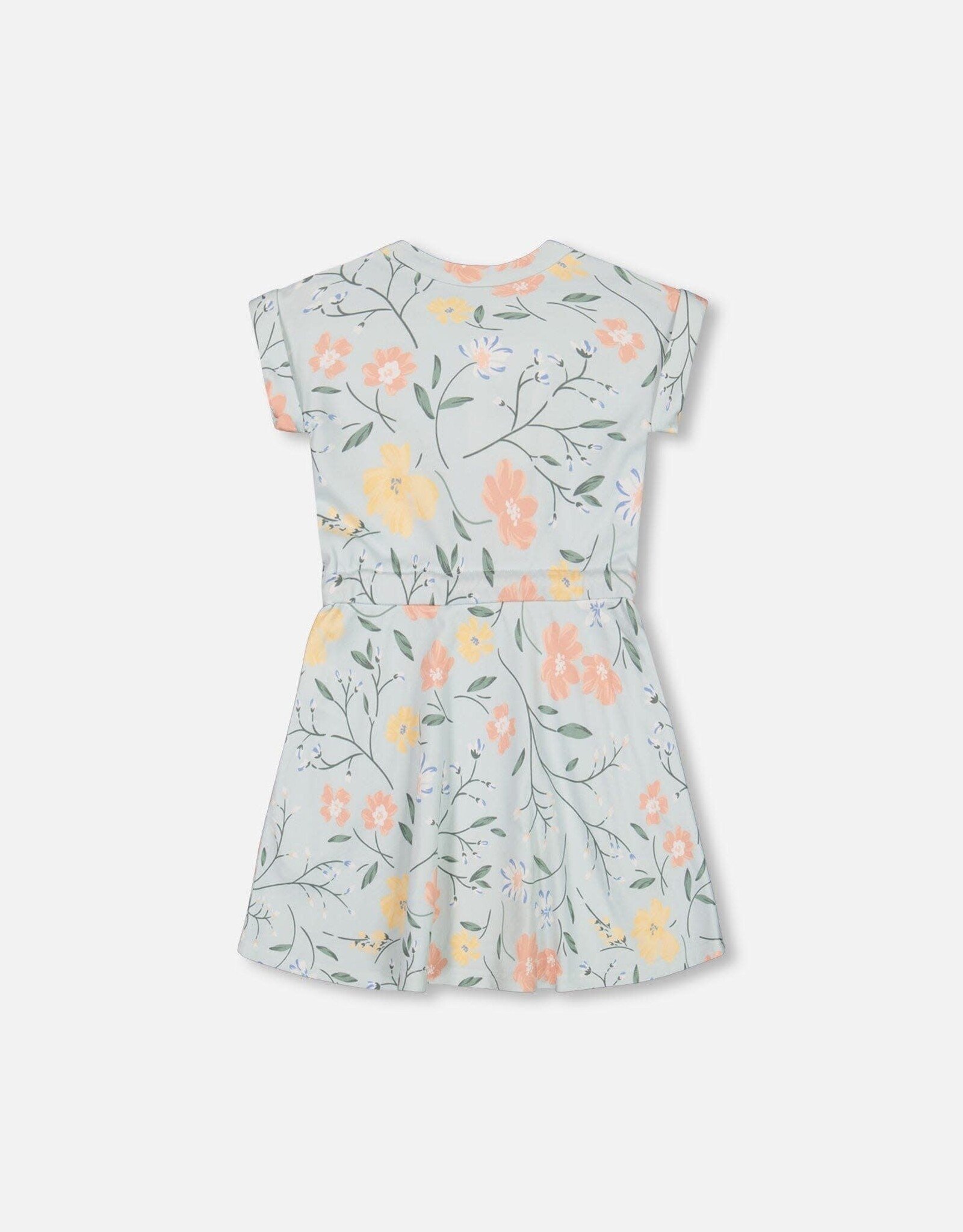 Deux Par Deux Baby Blue Flowers Dress