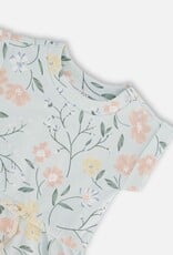 Deux Par Deux Baby Blue Flowers Dress