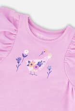 Deux Par Deux Fields Flowers Top/Capri Set