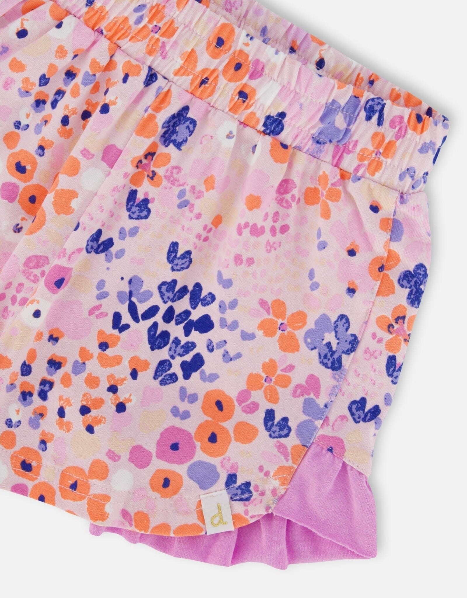 Deux Par Deux Fields Flowers Shorts